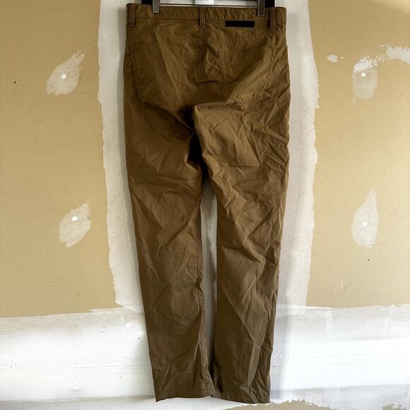 Nike Dri-FIT Repel Pants Pocket Slim Fit Hook & Eye Athleisure Golf Tan 32x34 - Picture 8 of 8